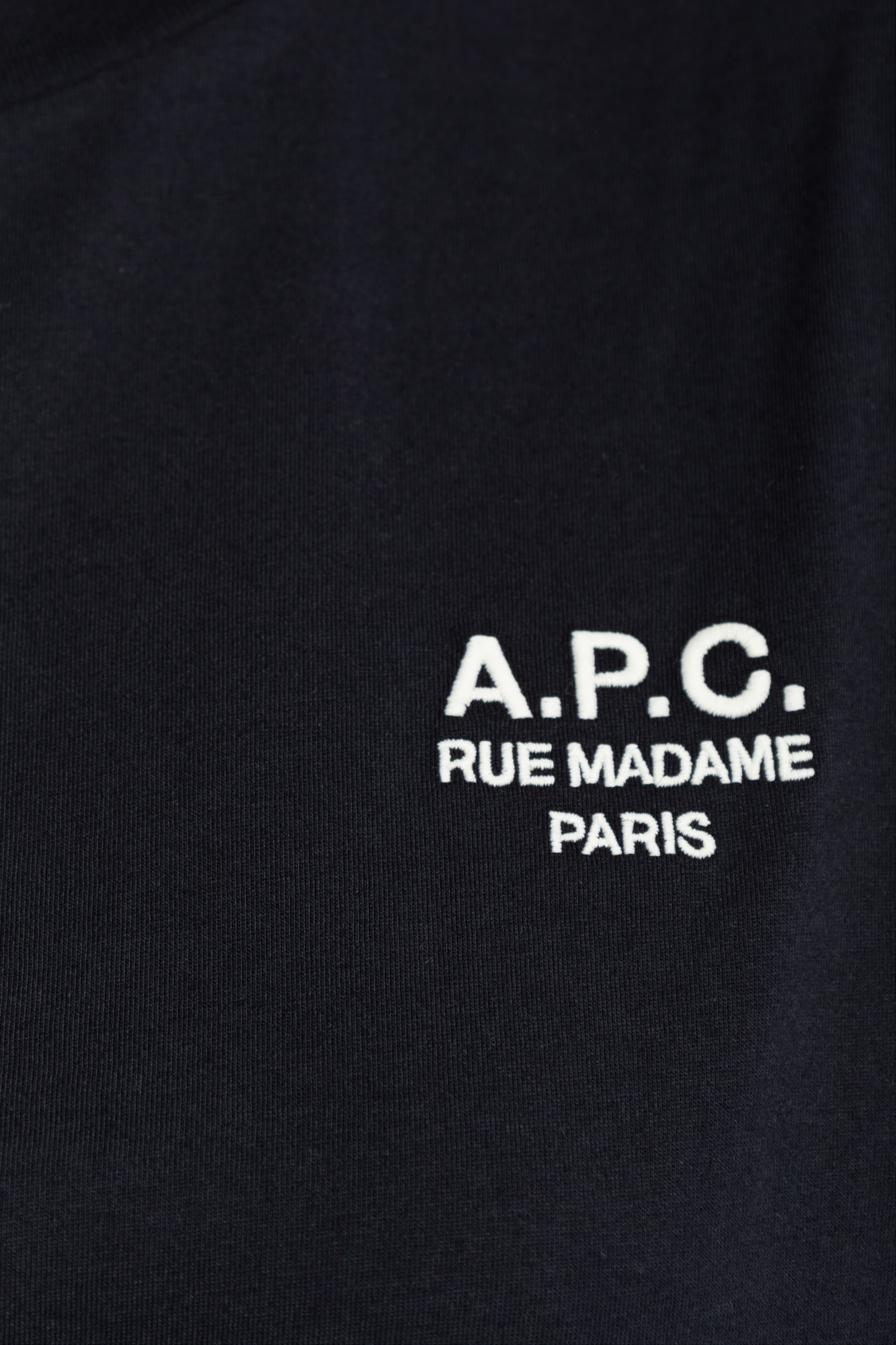 Tシャツ・カットソー A.P.C. SS25 Logo embroidery shirt (COGBJH02918 AAC) A.P.C. T-shirt with embroidered logo | Women's Clothing | Vitkac